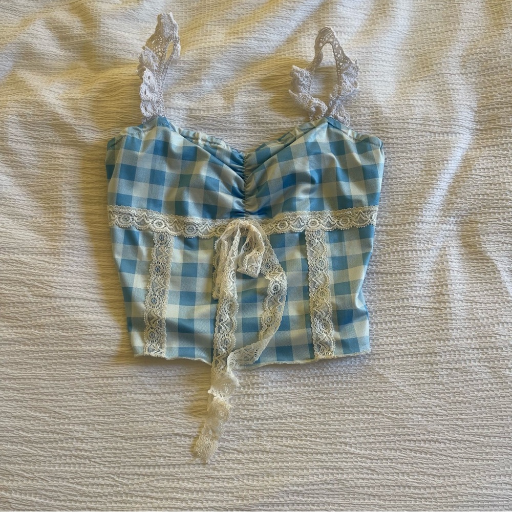 Amazon Gingham Top